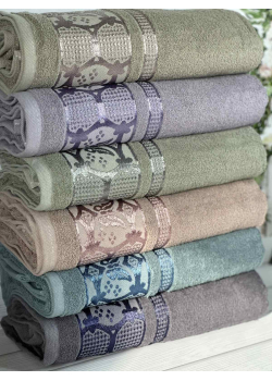 Koza Durul махрові рушники 50х90см., 6 шт/уп. Туреччина