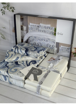 Aria сатинова постільна білизна. Євро розмір. Romeo home Туреччина.