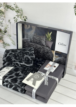 Celine сатинова постільна білизна. Євро розмір. Romeo home Туреччина.