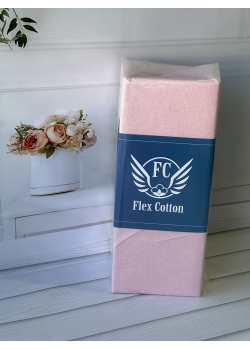 Pembe 180х200см., трикотажне простирадло на резинці. Flex Туреччина.
