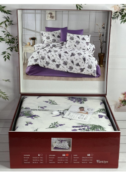 Lavender mor фланелева постіль. Євро розмір. Romeo Туреччина.