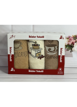 ikizler 004 40х60см., 3 шт/уп., кухонні махрові рушники.