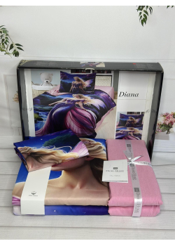 Diana дитяча полуторна постільна білизна. Ранфорс. Romeo home Туреччина.