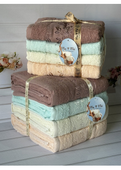 Mame yaprak 50х90см., 4 шт/уп. Рушники. Бавовна. (5499-ypr)