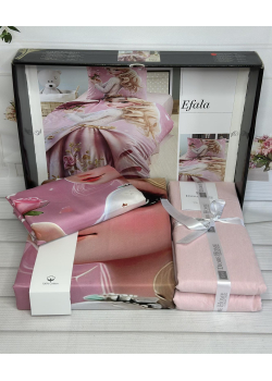Efala дитяча полуторна постільна білизна. Ранфорс. Romeo home Туреччина.