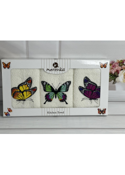 Merzuka butterfly Махрові рушники 30х50см., 3шт.