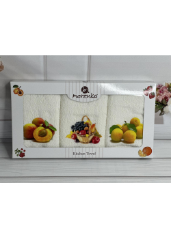 Merzuka fresh Махрові рушники 30х50см., 3шт.