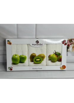 Merzuka kiwi Махрові рушники 30х50см., 3шт.
