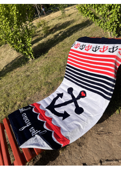 Пляжное полотенце 75х150см. Туруия. 9655259