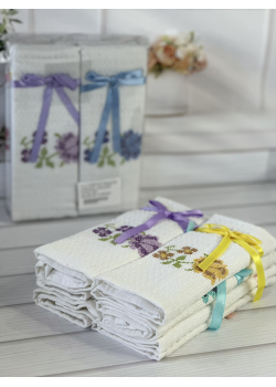 Suvari Bantik beyaz вафельні рушники 40х60см., 6 шт/уп