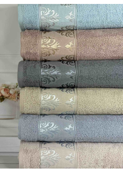 Payitaht Durul махрові рушники 70х140см., 6 шт/уп. Туреччина