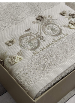 Pupilla 2в1 Elanur bike bej пеньє рушники.Туреччина.