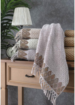 Kilim kozali 4в1 полотенца 50х90см. Пенье. Pupilla Турция.