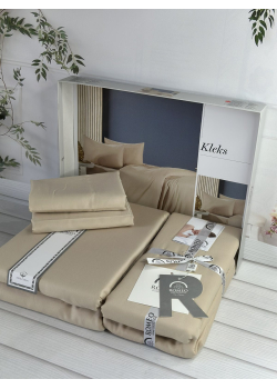 Kleks Однотонное сатинова постільна білизна. Євро розмір. Romeo home Туреччина.