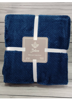 Kurtcuk blue плед 200х220см. Мікрофібра. Belizza Туреччина.