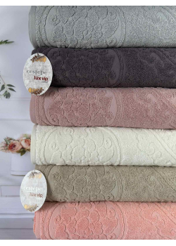 Lux cotton Baki махрові рушники 70х140см., 6 шт/уп. CestepeТуреччина.