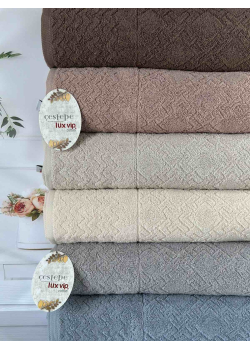 Lux cotton Grand махрові рушники 70х140см., 6 шт/уп. CestepeТуреччина.