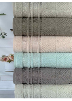 Lux cotton Senfoni махрові рушники 50х90см., 6 шт/уп. CestepeТуреччина.