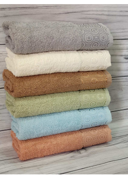 Mame 508 50х90см., 6 шт/уп. махрові рушники. Бавовна. Туреччина