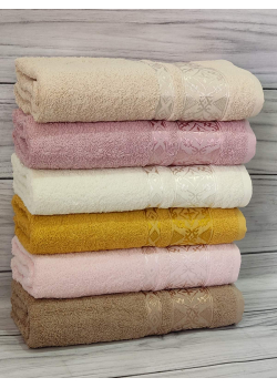 Mame 509 50х90см., 6 шт/уп. махрові рушники. Бавовна. Туреччина