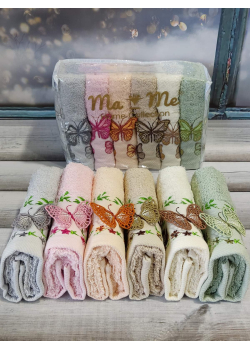 Mame Butterfly 30х50см., 6 шт/уп. кухонні махрові рушники.