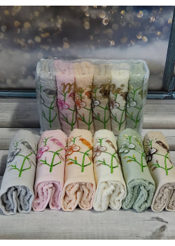 Mame 3d Vetka 30х50см., 6 шт/уп. кухонні махрові рушники.