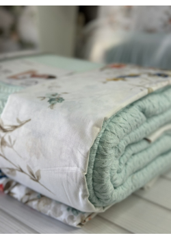 Mint Літній набір з Плед машинна в'язка. Romeo home Туреччина