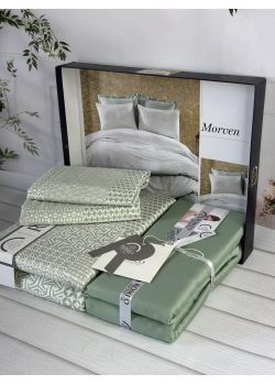 Morven сатинова постільна білизна. Євро розмір. Romeo home Туреччина.