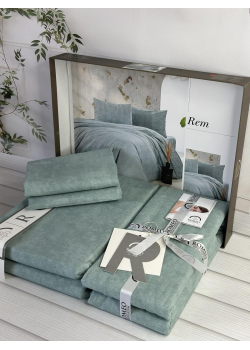Poplin Rem постіль з поплин. Євро розмір. Romeo home Туреччина.