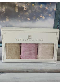Pupilla Elite acik gul 30х50см., 3в1. Бамбукові рушники.