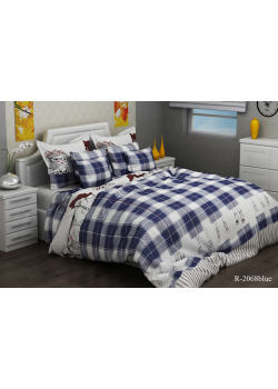Комплект постільної білизни R2068 blue