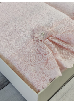 Pupilla 2в1 Romantik pembe Бамбукові рушники.Туреччина.
