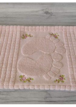 Рожеві рушники під ноги 50х70см. Махра. Karina Туреччина