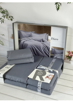 Tensel Diars Antrasit сатинова постільна білизна. Євро розмір. Romeo home Туреччина.