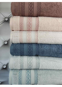 Versace рушники 70х140см., 6 шт/уп. Пеньє. Sikel Туреччина