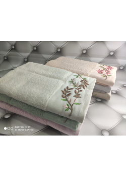 3D Vetka 70х140см., 6 шт/уп. Банні махрові рушники Mame Туреччина