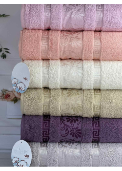 Vip cotton Diana махрові рушники 50х90см., 6 шт/уп. CestepeТуреччина.
