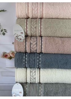 Vip cotton Filiz махрові рушники 50х90см., 6 шт/уп. CestepeТуреччина.