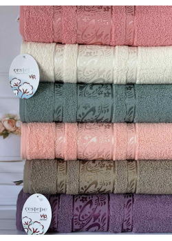 Vip cotton Melissa махрові рушники 50х90см., 6 шт/уп. CestepeТуреччина.