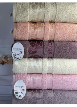 Vip cotton Modalsoft махрові рушники 50х90см., 6 шт/уп. CestepeТуреччина.